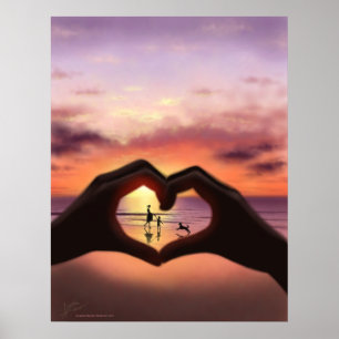 Que amor me significa o impressão da arte