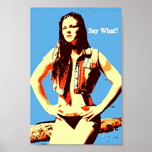 que atitude poster (Frente)
