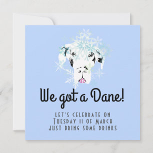 Que Bela Garota Dane   Convite Doggenhaus