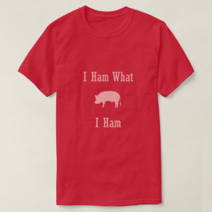 Que camiseta do amante do porco do presunto de I