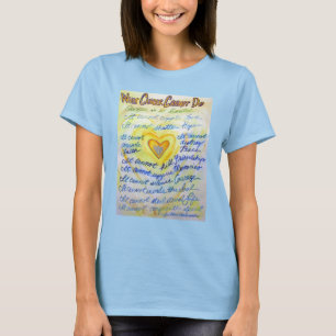 Que Cancer Não Pode Fazer Camisas Personalizadas D
