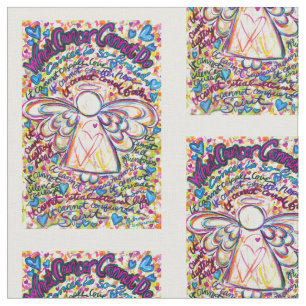 Que Cancer Não Pode Fazer O Poem Angel Tecido Mat