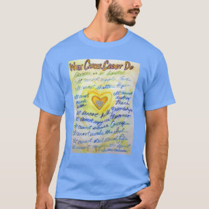 Que Cancer Não Pode Fazer Poem Angel T-Shirt Perso