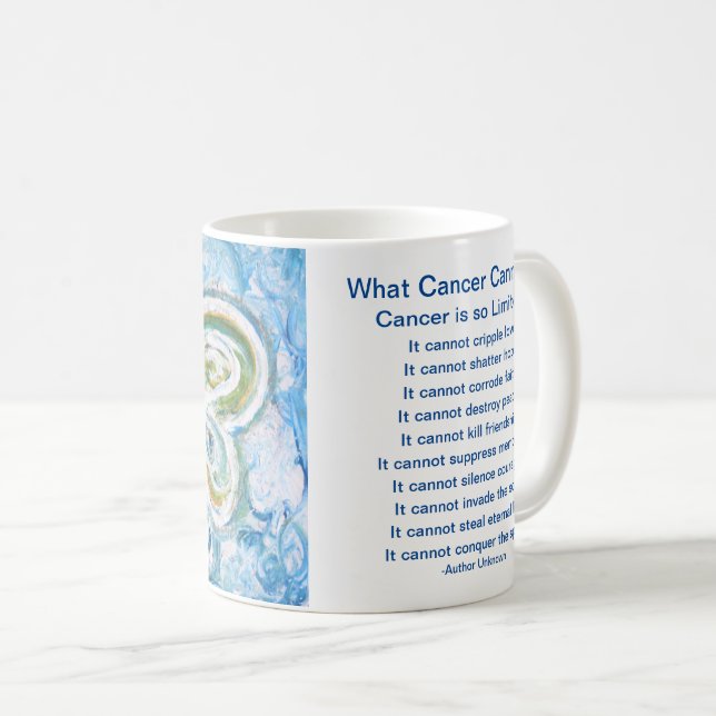 Que Cancer Não Pode Fazer Xícara De Café (Frente Esquerda)