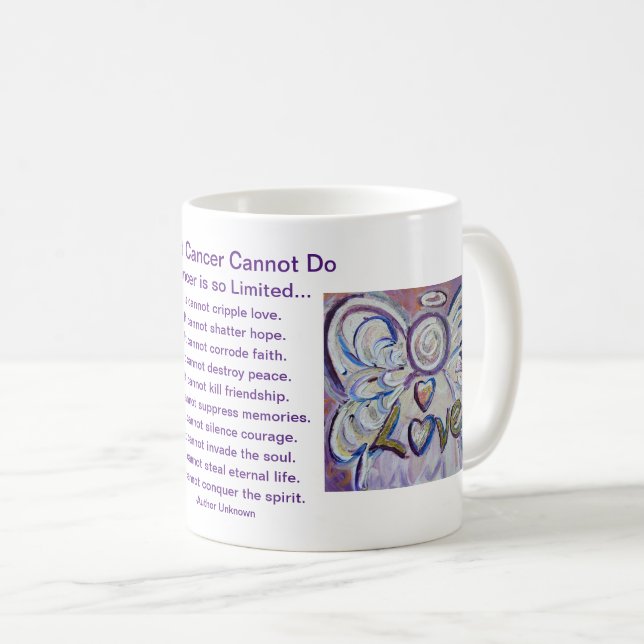 Que Cancer Não Pode Fazer Xícara De Café (Frente Esquerda)