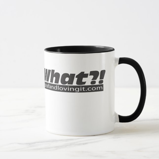 Que?! caneca (Direita)