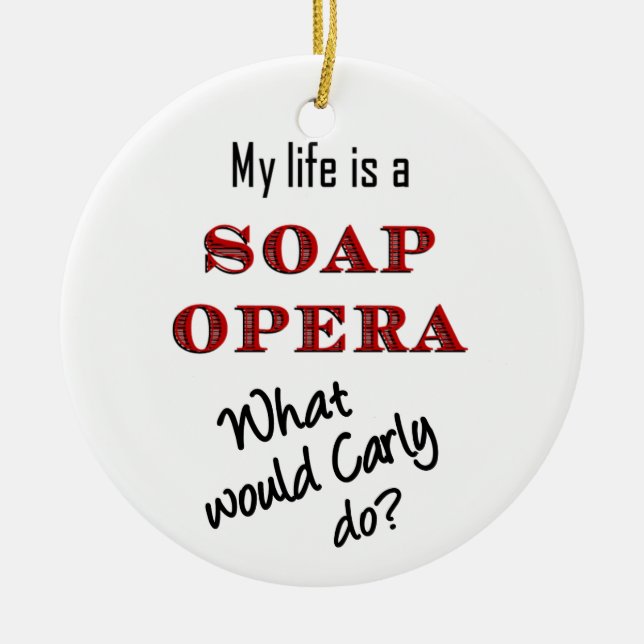 Que Carly faria? Ornamento (Frente)