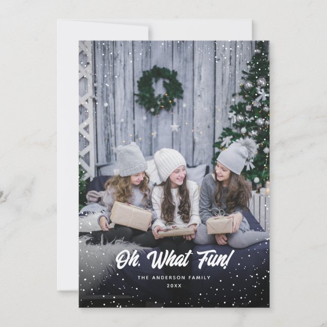 Que Cartão de Natal Divertido (Frente)