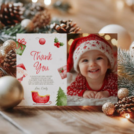 Que Cartões de agradecimentos de fotos de Natal di