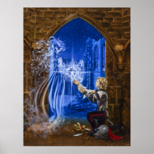 Que Cavaleiro para as Aparições - Impressão ou Pos