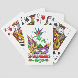 Que Comece as Travessuras Cartas de Baralho do Car