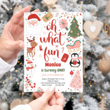 Que convite de aniversário de natal divertido