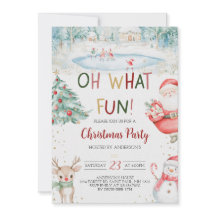 Que Convite de festas de Natal Divertido