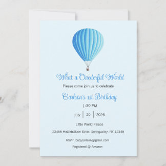 Que Convite para um Mundo Onederful, 1º Aniversári