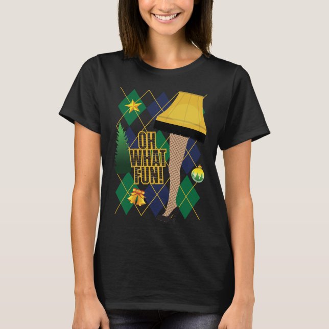 Que Diversão De T-Shirt Orgânica De Feriado (Frente)