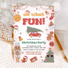 Que divertido Convite de festas de Natal