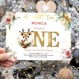 Que divertido convite para o primeiro aniversário 