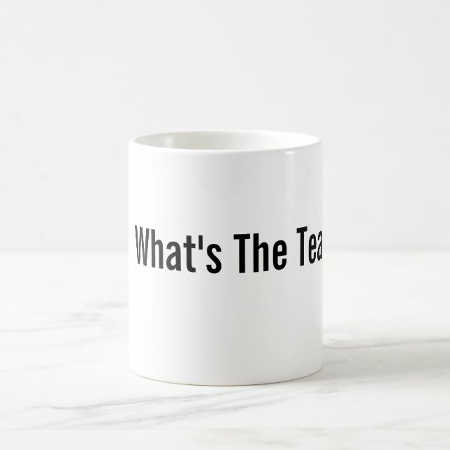 Que é o chá? Caneca (Centro)