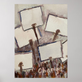 Que este seja o momento do CHANGE poster