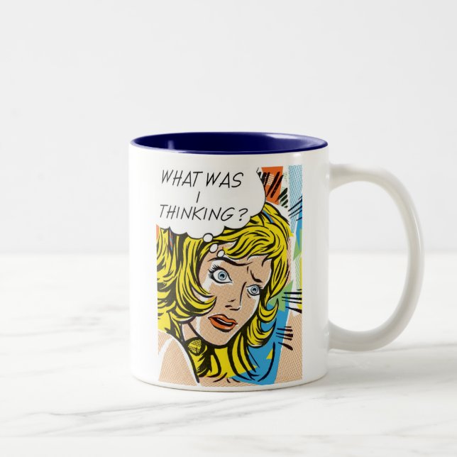 Que eu pensava? Caneca (Direita)