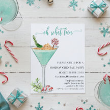 Que festa de coquetel de Natal divertida