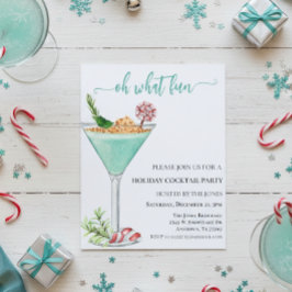 Que festa de coquetel de Natal divertida