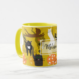 Que gatos tão diferentes. Caneca