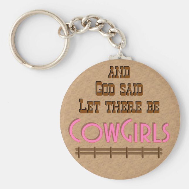 "Que haja" Chaveiro de COWGIRLS (Frente)