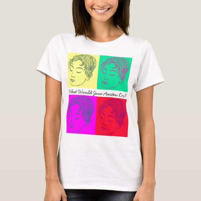 Que Jane Austen faria? T-shirt (Frente)