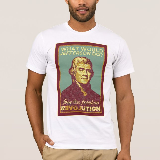 Que Jefferson faria? Camisa (Frente)