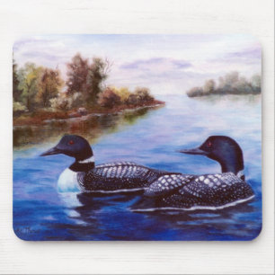 Que mergulhão-do-norte Mousepad dos pares