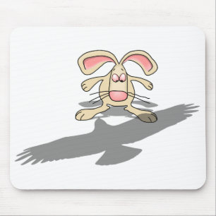 Que...? Mousepad Cartoon Rabbit