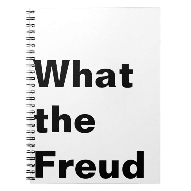 Que o caderno de Freud (Frente)