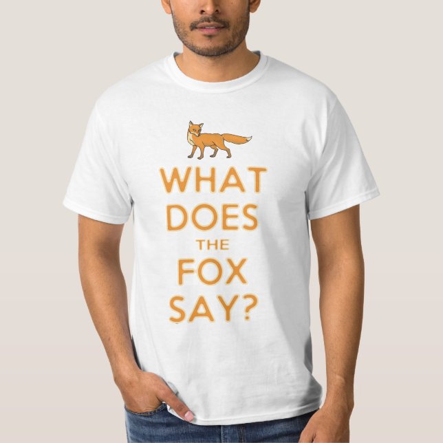Que o Fox diz? T-shirt (Frente)