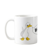 QUE O PATO?! Caneca de café