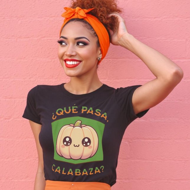 Qué pasa calabaza Camisa Espanhola de Halloween (Qué pasa calabaza Halloween Spanish Shirt)
