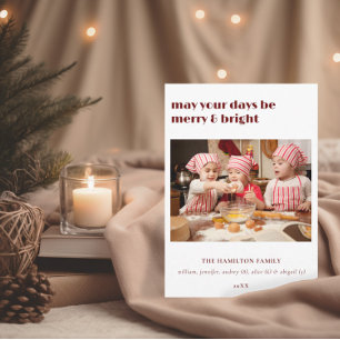 Que Seus Dias Sejam Feliz E Belo Cartão De Natal