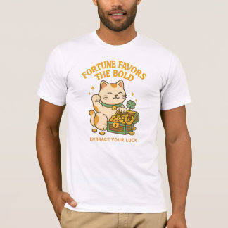 Que Sorte! Camiseta Gato de Prosperidade Quimológi