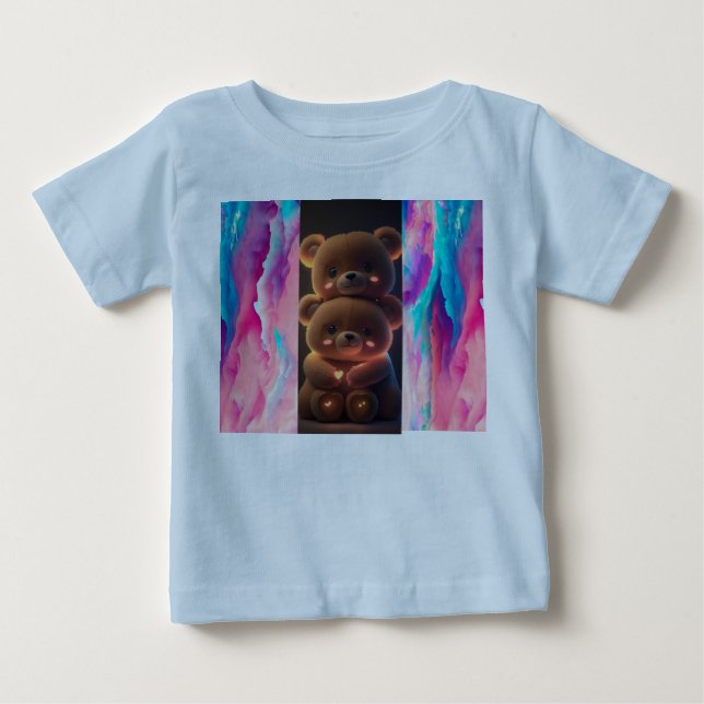 Que tal "Amor Ursinho: Camiseta Bebê com Adorável (Frente)
