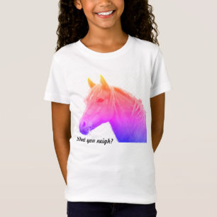 Que você neigh? T-shirt Mystical das meninas do