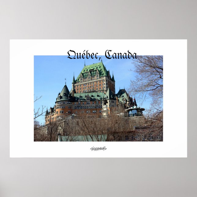 Québec, Quebec, Canadá, poster (Frente)