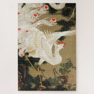 QUEBRA-CABEÇA 動 植 綵 絵(25)老 松 白 鳳 図, 伊, 藤
