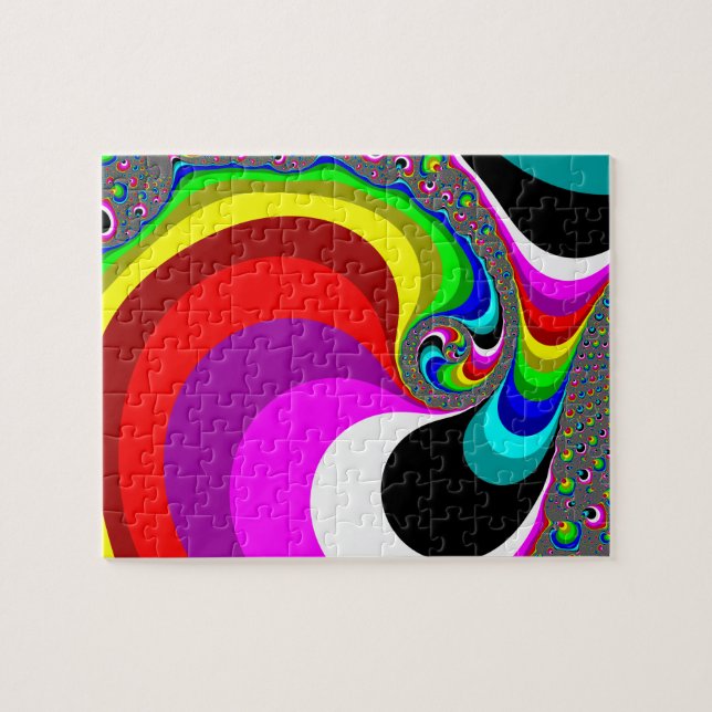 Quebra-cabeça 040 Obama - Arte Fractal (Horizontal)