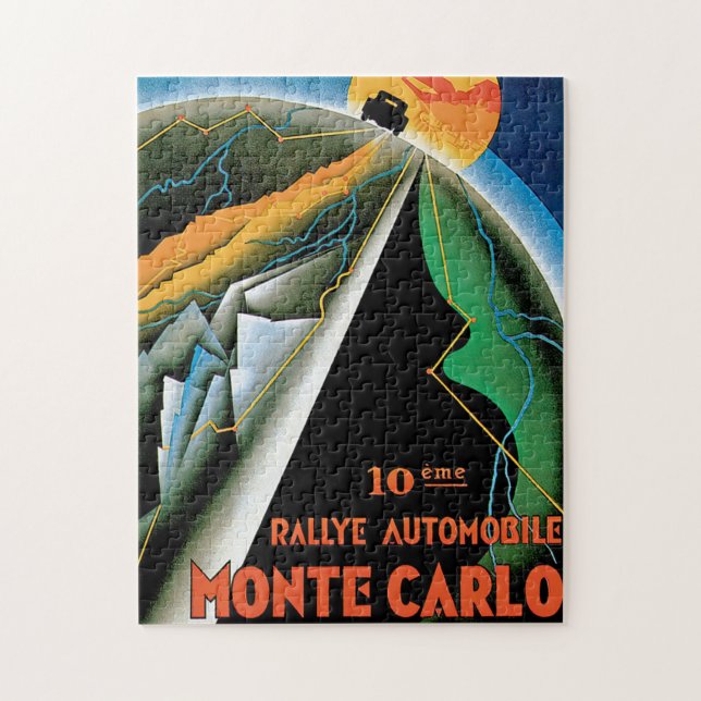 Quebra-cabeça 10ª Rallye Automobile de Monte Carlo (Vertical)