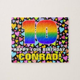 Quebra-cabeça 10º aniversário — Diversão, Amores Formas Cardíaca