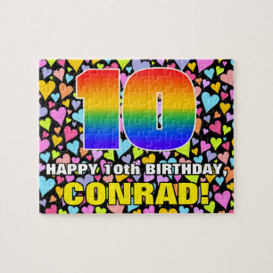 Quebra-cabeça 10º aniversário — Diversão, Amores Formas Cardíaca