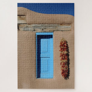 Quebra-cabeça 1000 peças Blue Adobe Window of Taos