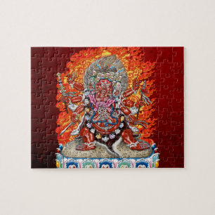 Quebra-cabeça [100] Tibetano Thangka - deidade Wrathful