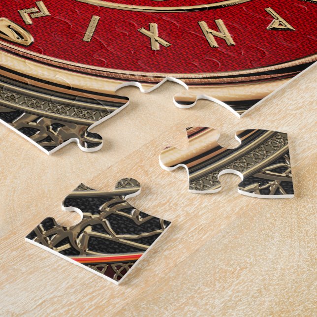 Quebra-cabeça [100] Vegvisir - Bússola Dourada Mágica (Lateral)