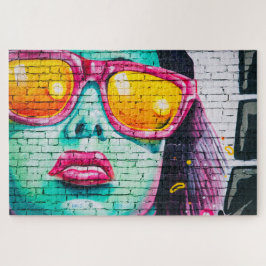 quebra-cabeça 1014 - Lipstick Urban Street Art
